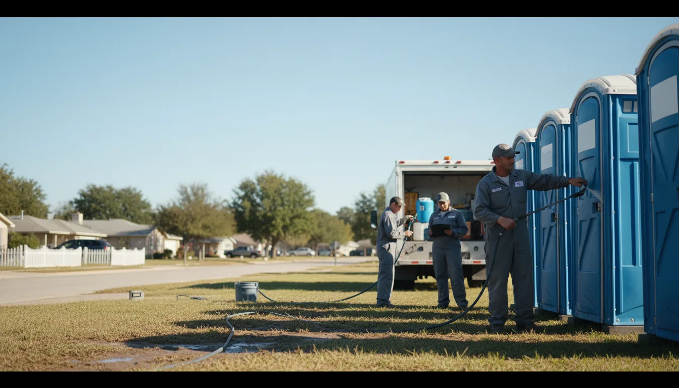 Long-Term Portable Toilet Rental in Hustle, VA near me
